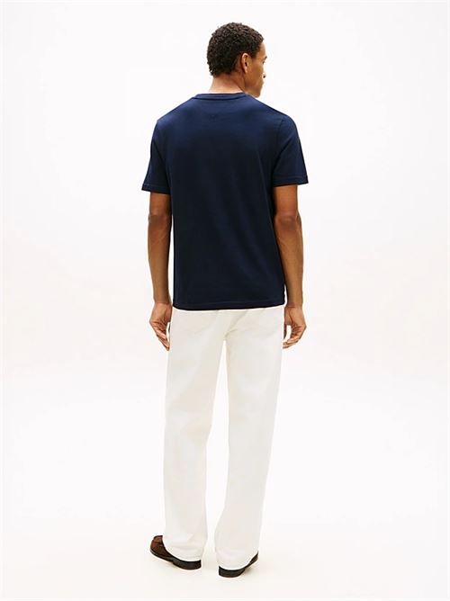 brand love text stack tee TOMMY HILFIGER | MW0MW42367DW5